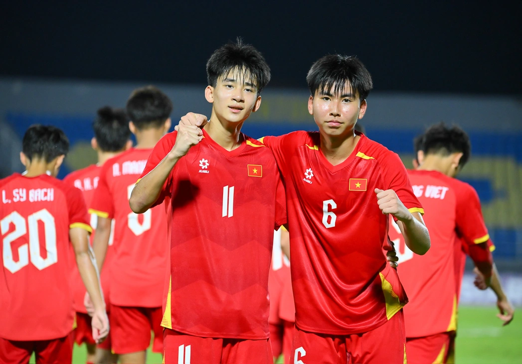 U17 Việt Nam có cơ hội lớn để tiến sâu tại giải châu Á, mở ra cánh cửa tới World Cup U17 năm 2026 (Ảnh: VFF).