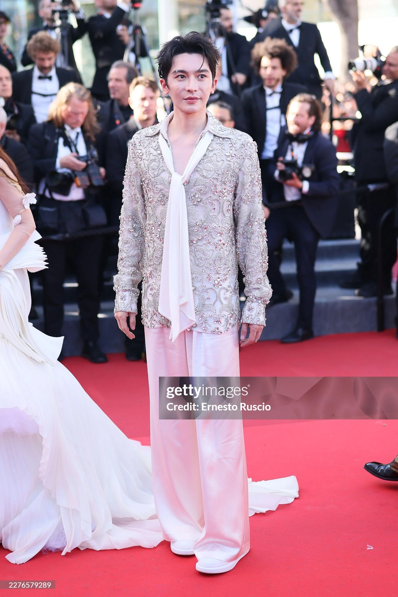 Chang Sisi và Zhang Tianqi bị coi là "thảm họa thời trang". Ảnh: Getty Images