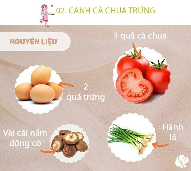 Cách nấu canh trứng cà chua vân đẹp mắt