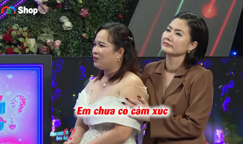 Dù đối phương có điều kiện tốt và sự bao dung, chị Loan vẫn quyết định từ chối vì thiếu cảm xúc. Ảnh cắt từ clip