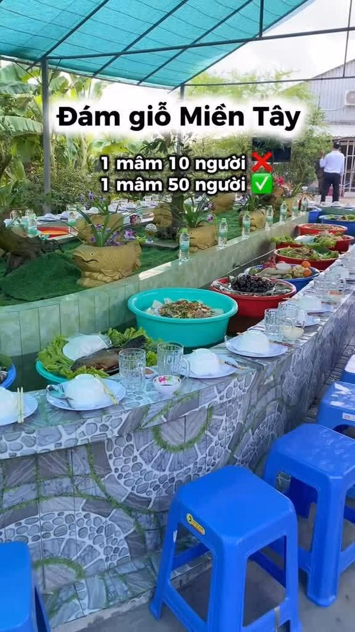 Sự tỉ mỉ trong khâu chuẩn bị giúp "băng chuyền nước" vừa vận hành trơn tru vừa đẹp mắt.