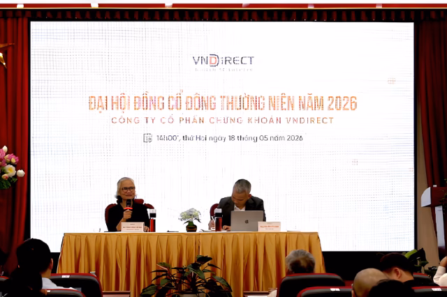 ĐHĐCĐ thường niên 2026 của VNDirect tổ chức chiều ngày 18/05 - Ảnh chụp màn hình