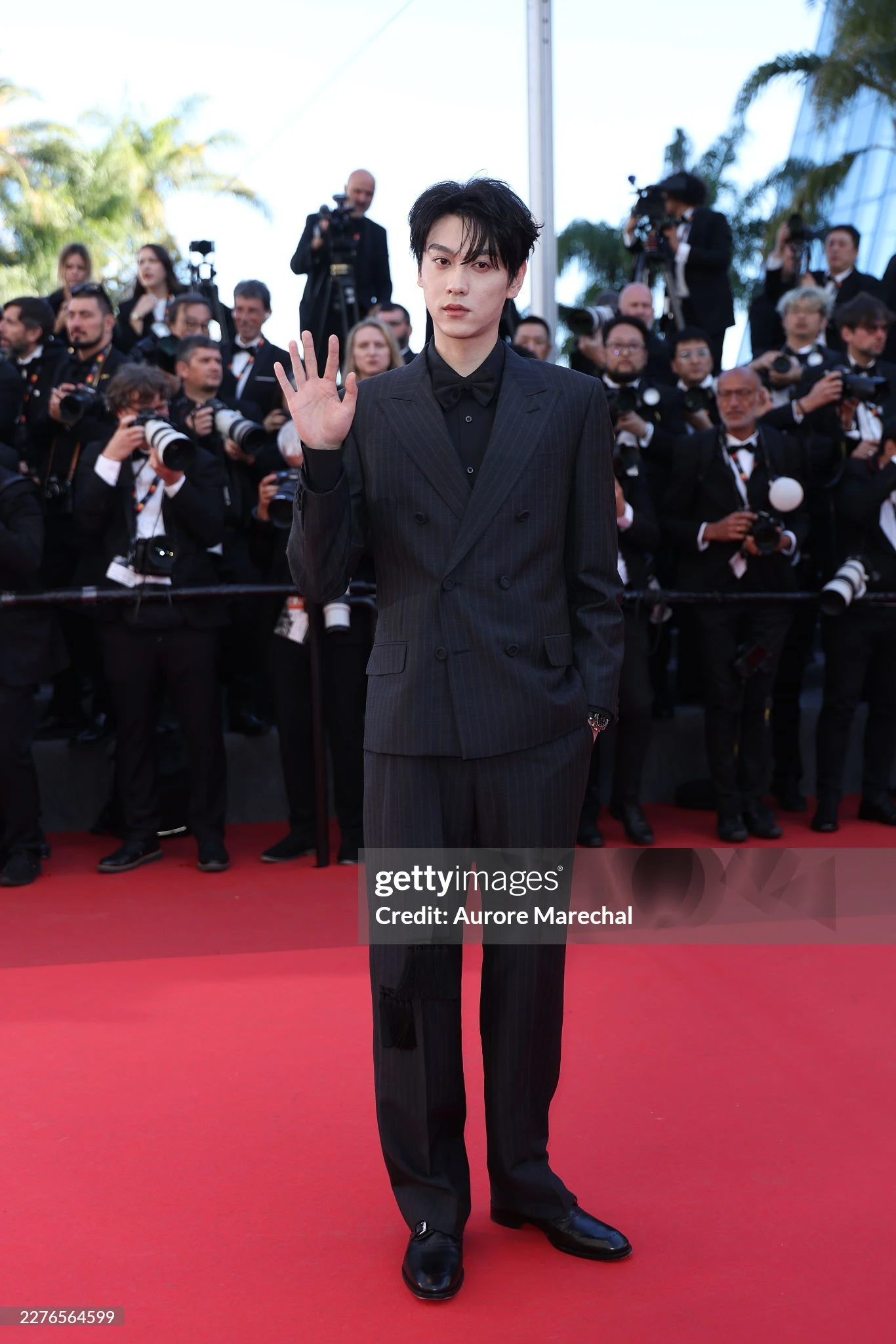 Điền Hủ Ninh lần đầu trải nghiệm thảm đỏ LHP Cannes. Ảnh: Getty Images