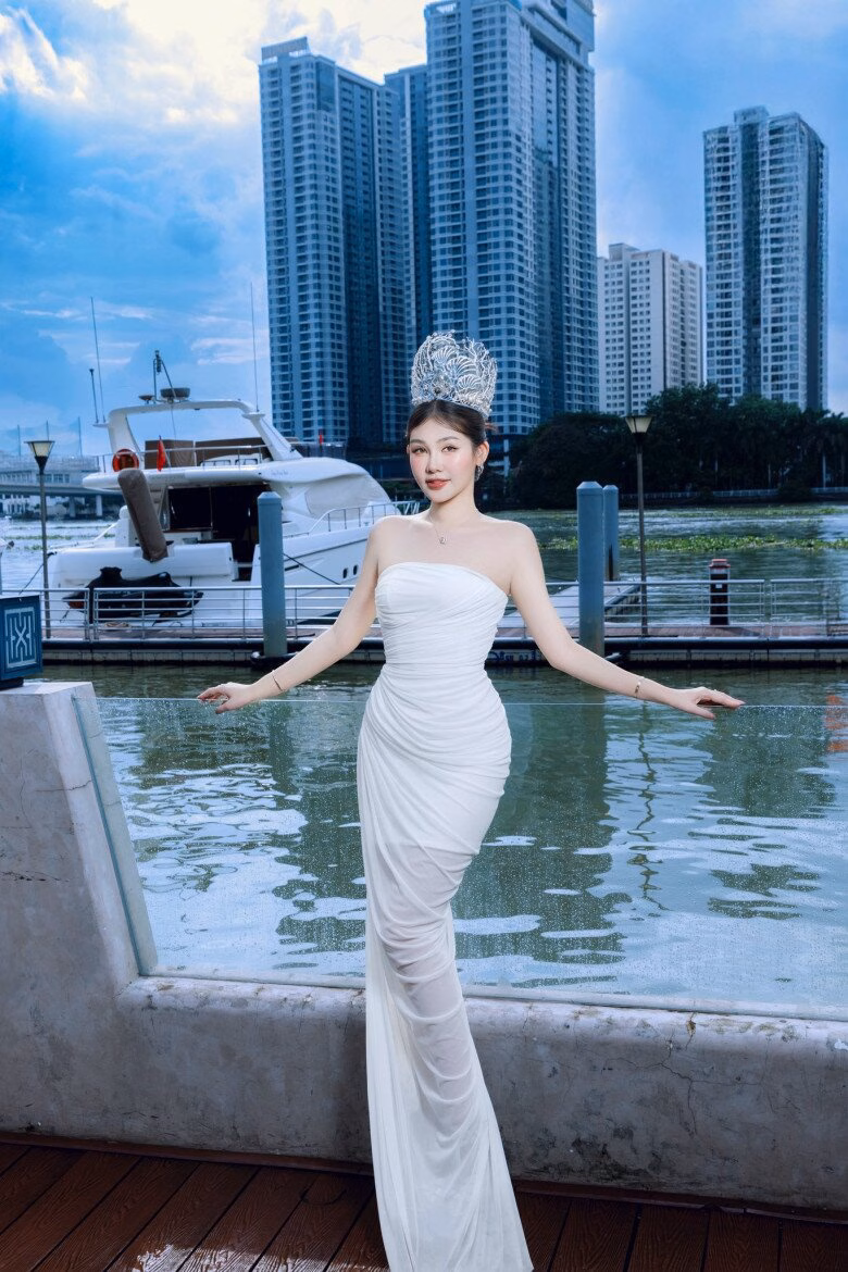 Lê Âu Ngân Anh từng khẳng định vị thế của nhan sắc Việt tại Miss Intercontinental.