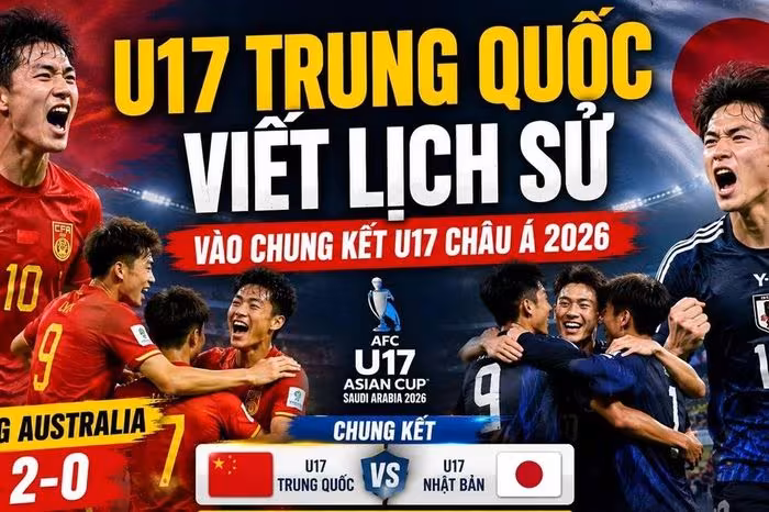 Kết quả U17 châu Á: Trung Quốc tạo cú sốc, lộ diện trận chung kết