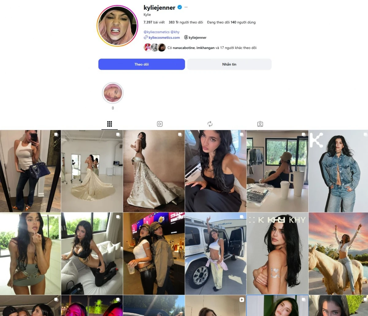 Instagram xóa hàng loạt tài khoản ảo khiến con số follower của Kylie Jenner giảm mạnh.