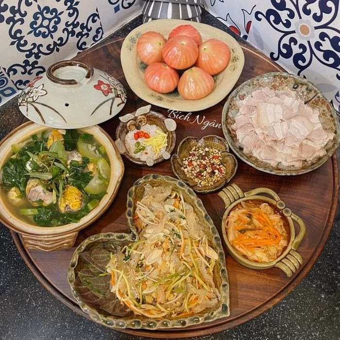 Mâm cơm 5: Hương vị truyền thống khơi gợi ký ức tuổi thơ