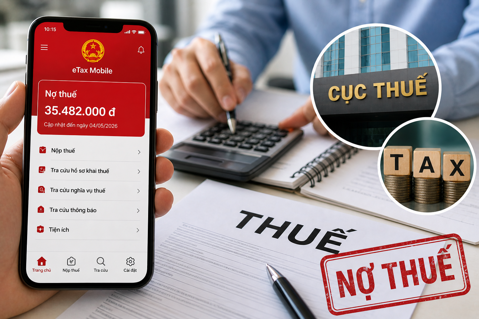 Người dân cần chủ động liên hệ cơ quan thuế để xác minh khi phát hiện nợ thuế trên eTax Mobile.