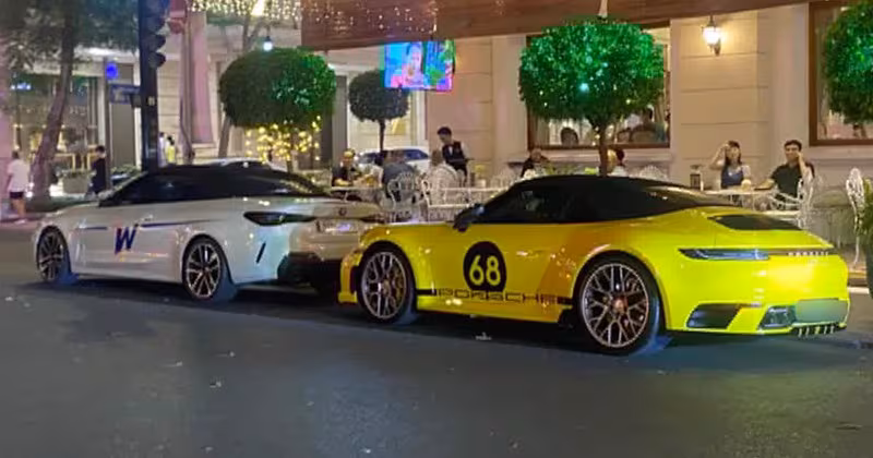Porsche 911 Cabriolet cá nhân hóa xuất hiện cùng BMW 430i tại TPHCM