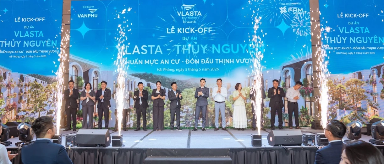 Sự kiện kick-off Vlasta - Thuỷ Nguyên diễn ra ngày 5/5 với nhiều chính sách hấp dẫn. Ảnh: Văn Phú Homes