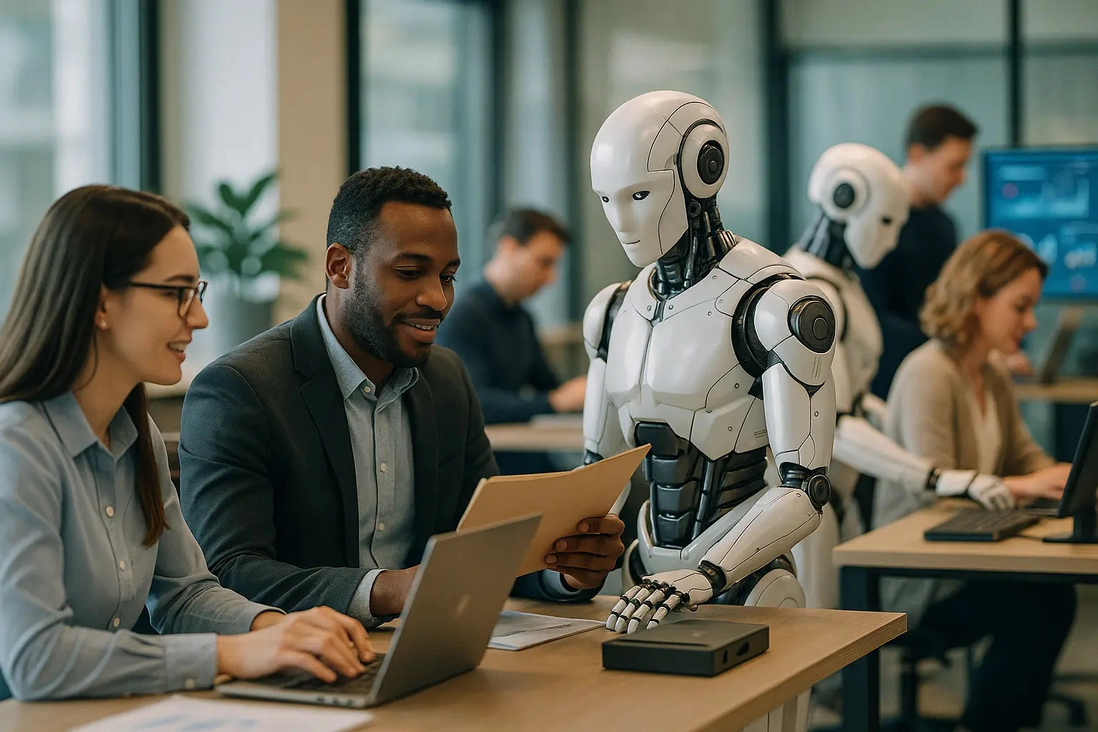AI có lẽ sẽ chưa thể lấy mất công việc của bạn trong tương lai gần, ít nhất là chưa thể thay thế toàn bộ quy trình vận hành phức tạp (Ảnh: A.S.).