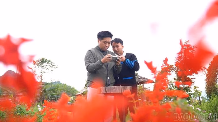 Thanh niên vùng cao sáng tạo nội dung số quảng bá quê hương