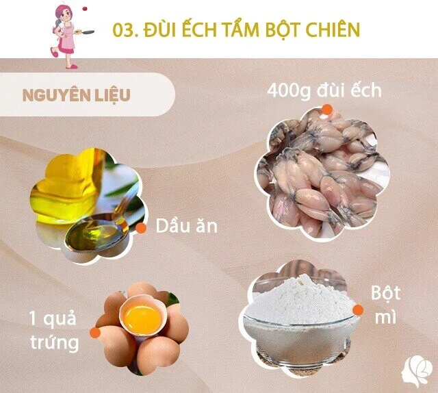 Thành phẩm món đùi ếch chiên giòn rụm