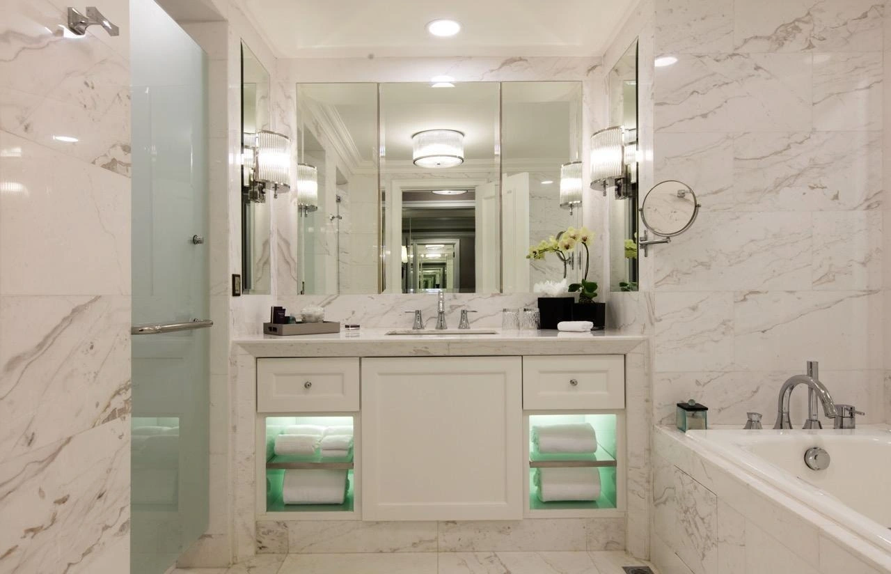 Sự tinh xảo trong từng đường nét của GROHE Grandera tương xứng với đẳng cấp 5 sao (Ảnh: GROHE).