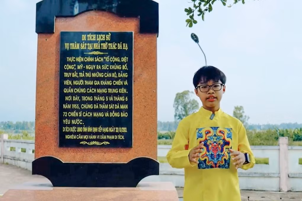Thiếu nhi Gia Lai thực hiện video dự thi