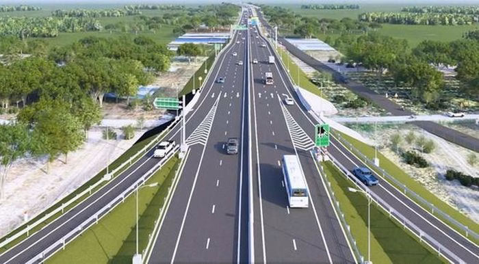 Hình ảnh minh họa công tác chuẩn bị mặt bằng cho dự án Vành đai 4.