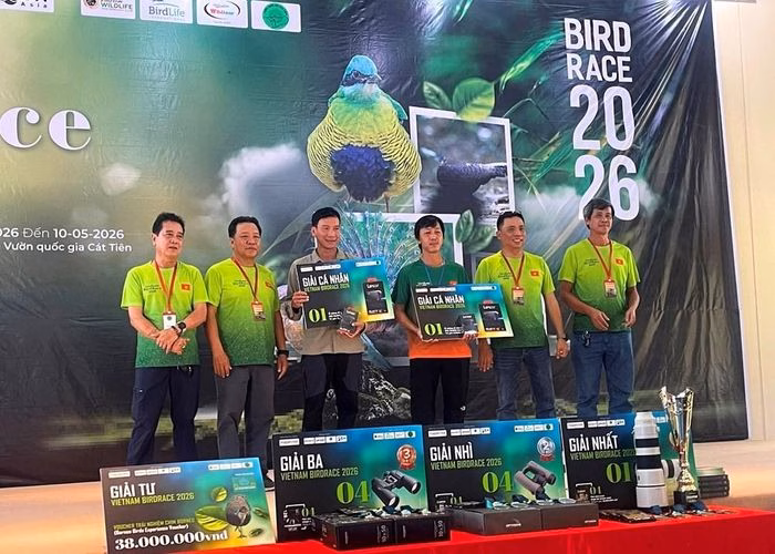 Ban tổ chức trao giải cho các cá nhân xuất sắc nhất