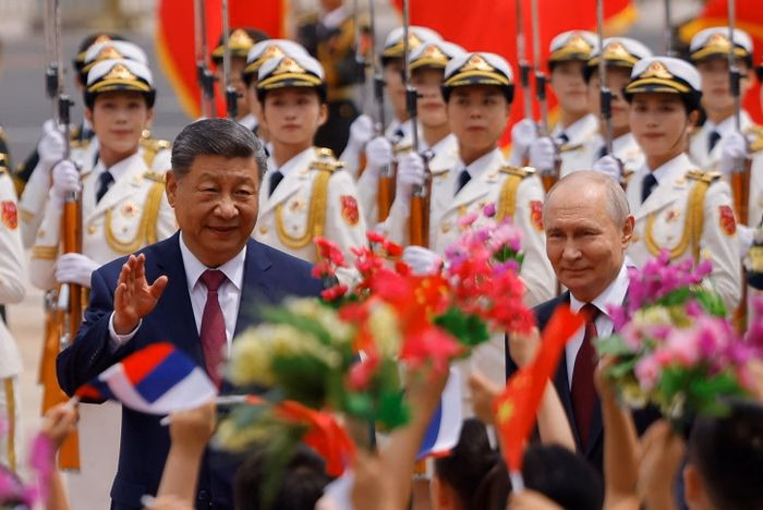 Quan hệ Nga - Trung hiện đạt mức độ gắn kết chưa từng có và dự báo sẽ còn tiếp tục phát triển sâu rộng hơn. Ảnh: Reuters.