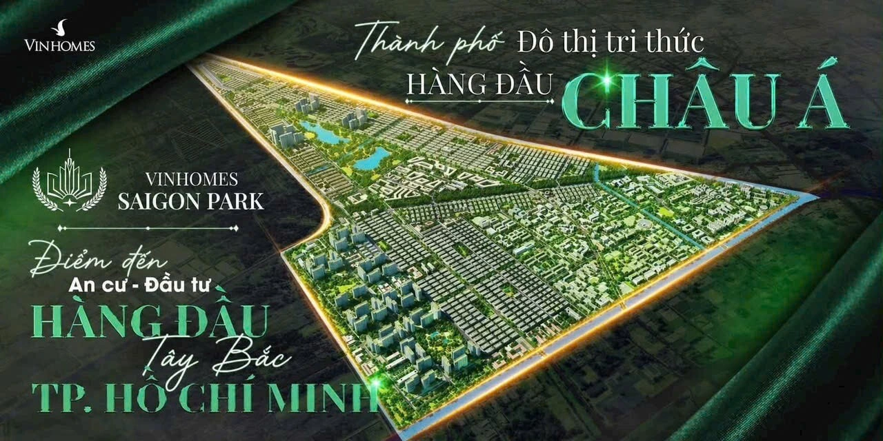 Vinhomes Saigon Park - hướng tới hình mẫu đô thị tri thức tại phía Tây Bắc TPHCM (Ảnh: Vietnam Land).