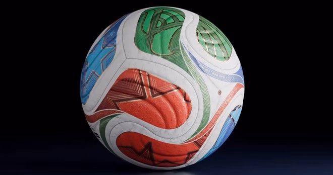 Quả bóng sử dụng tại World Cup 2026 được trang bị công nghệ hiện đại. Ảnh: Cắt từ video