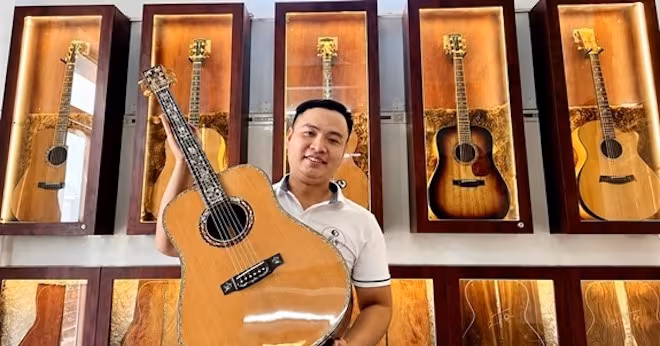 Đàn Guitar Custom Việt Nam – Tinh hoa thủ công Việt bước ra thế giới