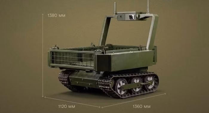 Hệ thống robot mặt đất Vepr của Ukraine.