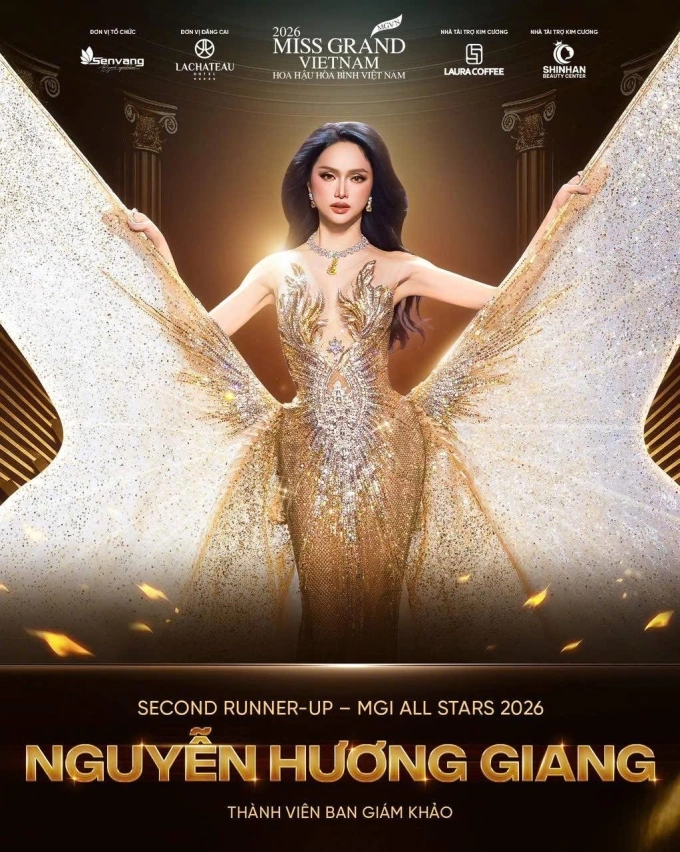 Hương Giang chính thức làm giám khảo Miss Grand Vietnam 2026. Ảnh: BTC