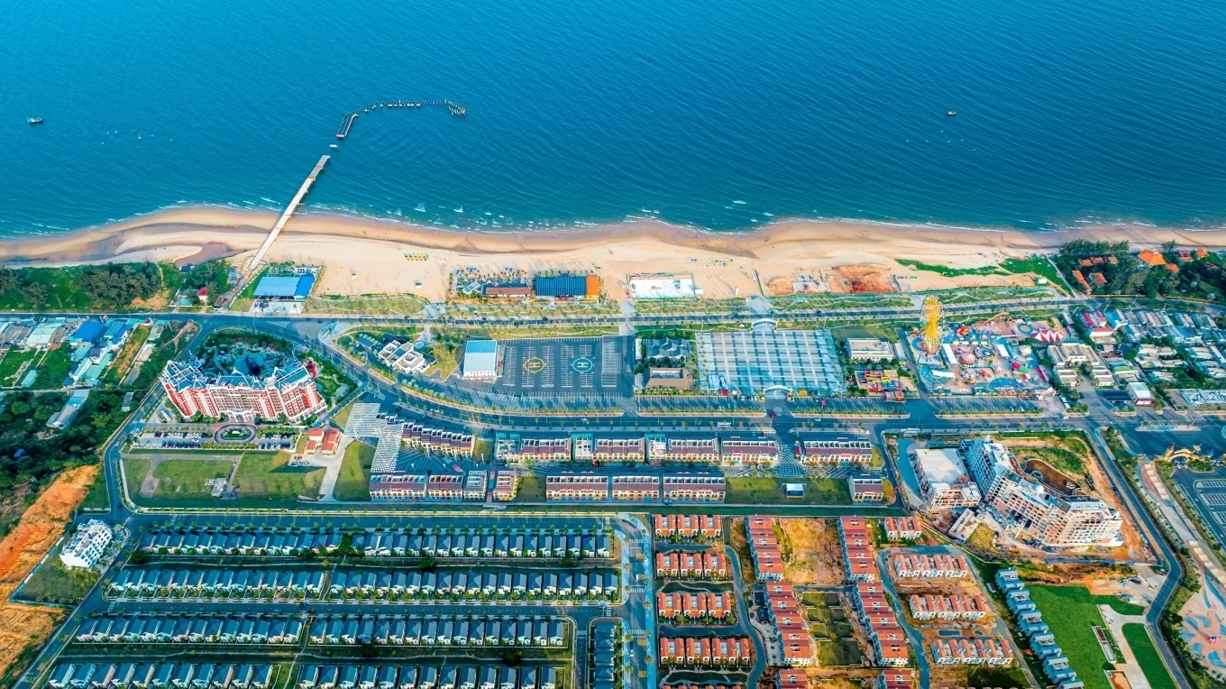 Một dự án của Tập đoàn Novaland đang triển khai tại khu vực Lâm Đồng. Ảnh: Novaland