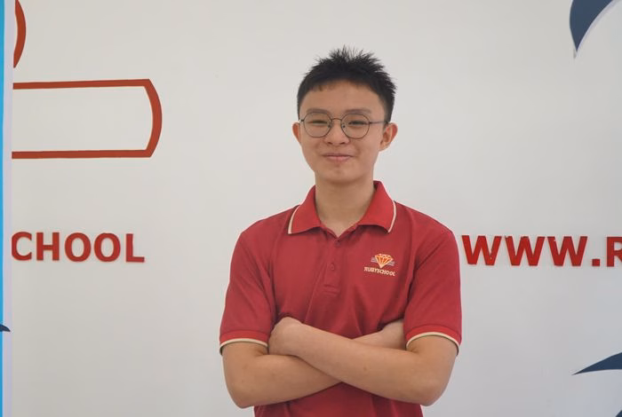 Nguyễn Đăng Phúc - thủ khoa thi lớp 10 TP.HCM năm 2026. ẢNH: AN