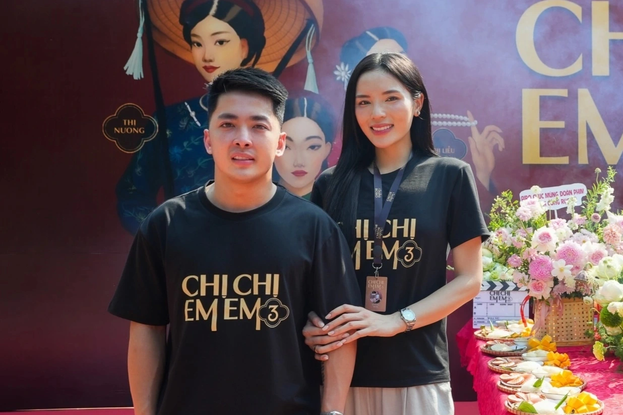 Nhà sản xuất Will Vũ và Hoa hậu Kỳ Duyên (Ảnh: Nhân vật cung cấp).