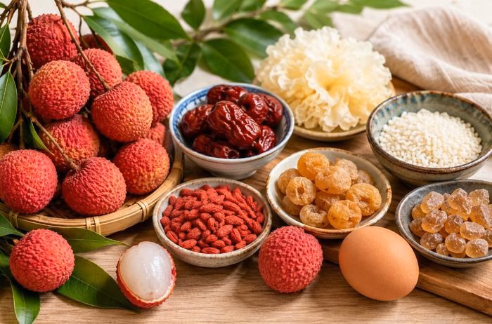 Kết hợp quả vải với các thực phẩm phù hợp giúp tăng hiệu quả dưỡng sinh cho người suy nhược.