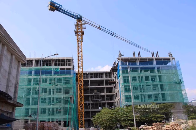 Dự án NOXH đầu tiên tại Tuyên Quang đang được đẩy nhanh tiến độ, dự kiến hoàn thiện vào cuối quý IV/2026. Ảnh: Nguyễn Tùng