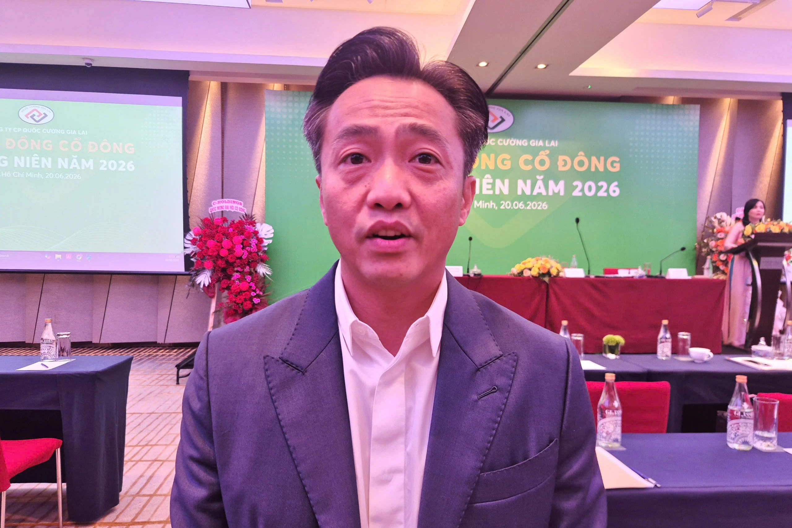 Ông Nguyễn Quốc Cường dự báo thị trường bất động sản nhiều khó khăn (Ảnh: Khổng Chiêm).