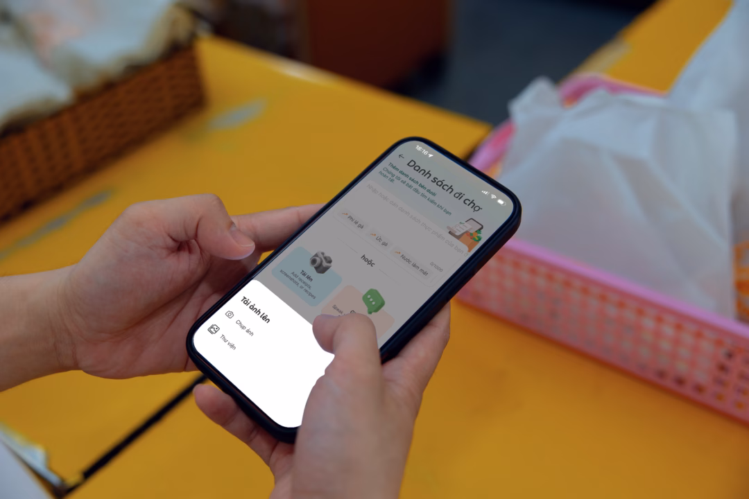 Trợ lý mua sắm AI trên GrabMart